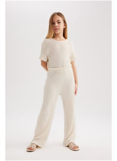 Girl Regular Fit Short Sleeve Jump Suit
