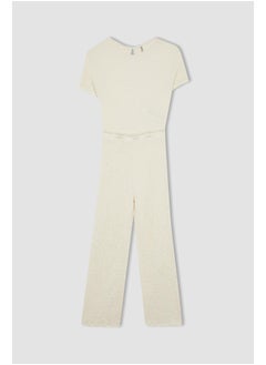 DeFacto Girl Regular Fit Short Sleeve Jump Suit  - Image 5