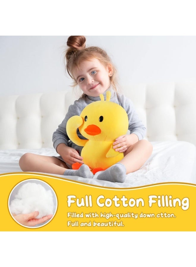 30cm Cute Yellow Duck Plush Toy – Soft Stuffed Duckling Plush Doll, Hugging Pillow & Sofa Cushion Gift for Kids, Babies & Home Décor - Image 2