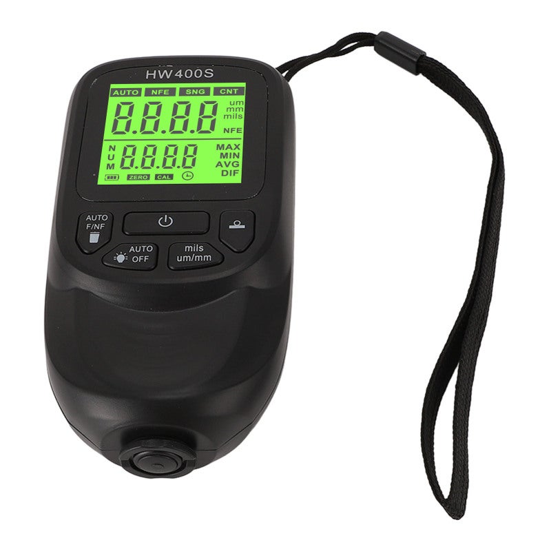 Professional Coating Thickness Gauge High Accuracy 3 Units Paint Mil Thickness Meter Gauge Black - Image 3