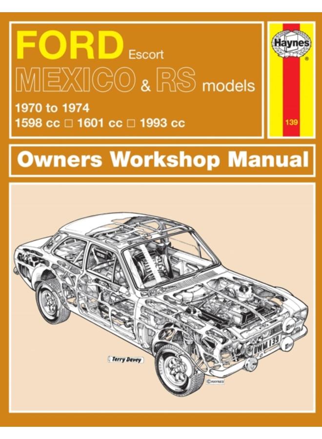 Ford Escort Mk I Mexico, RS 1600 & RS 2000 (70 - 74) Haynes Repair Manual