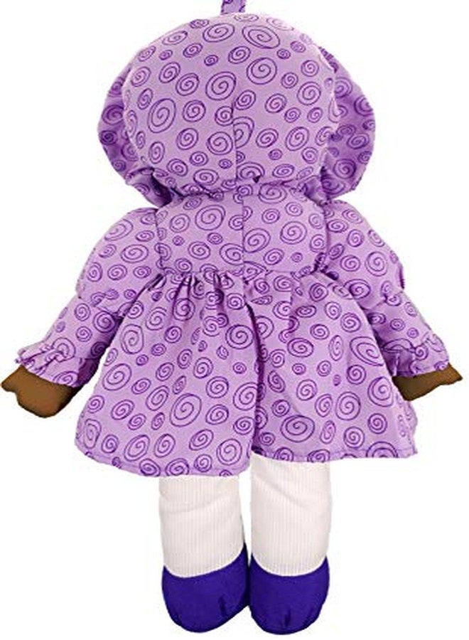 Anico 15" Sweetie Mine - Soft African American Rag Doll in Lavender | Plush Companion for Girls | Perfect 15-Inch Kids Gift - Image 2
