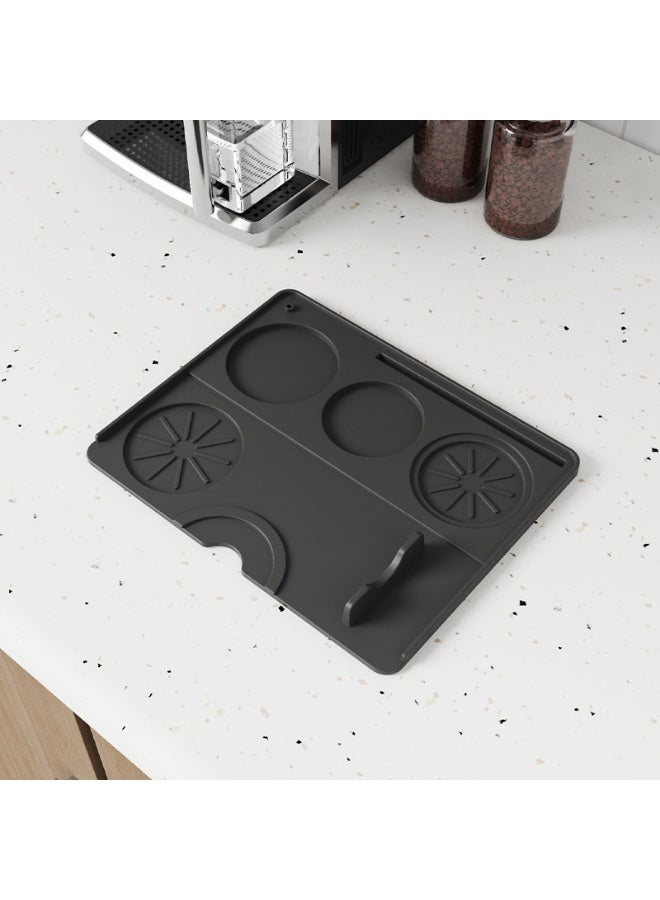 Coffee Tamper Mat Silicone Corner Tamping Mat