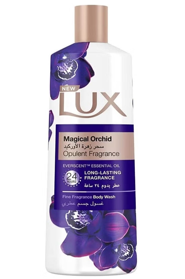 Lux Magical Orchid Fine Fragrance Body Wash for 24 Hours Long Lasting Fragrance 2*500ml  (pack of 2) - Image 2