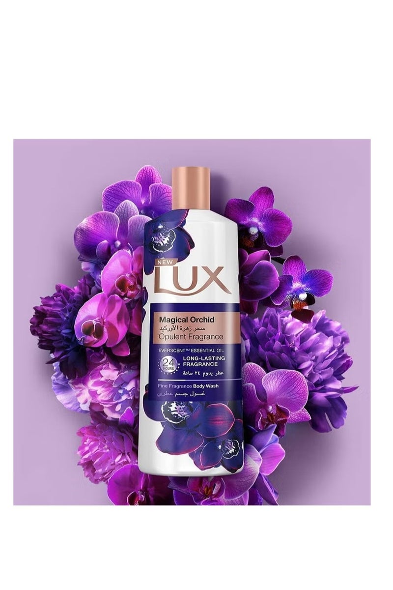 Lux Magical Orchid Fine Fragrance Body Wash for 24 Hours Long Lasting Fragrance 2*500ml  (pack of 2) - Image 3