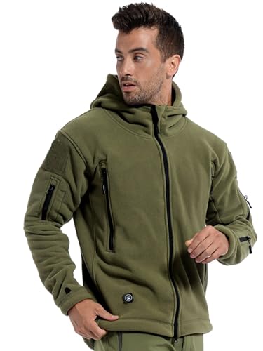 ReFire Gear Men's Warm Military Tactical Sport Fleece Hoodie Jacket - Image 3