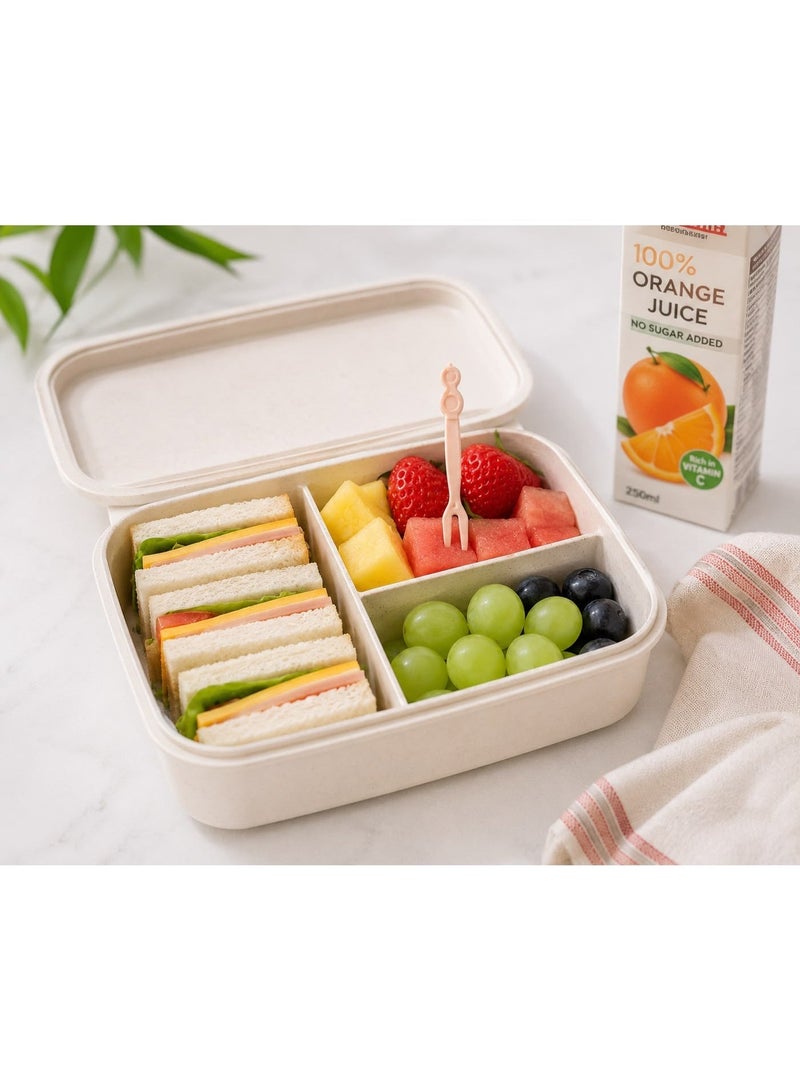Pack of 50 Mini Fruit Forks for Kids Food Picks for Fruits Lunch Boxes and Parties - Image 2