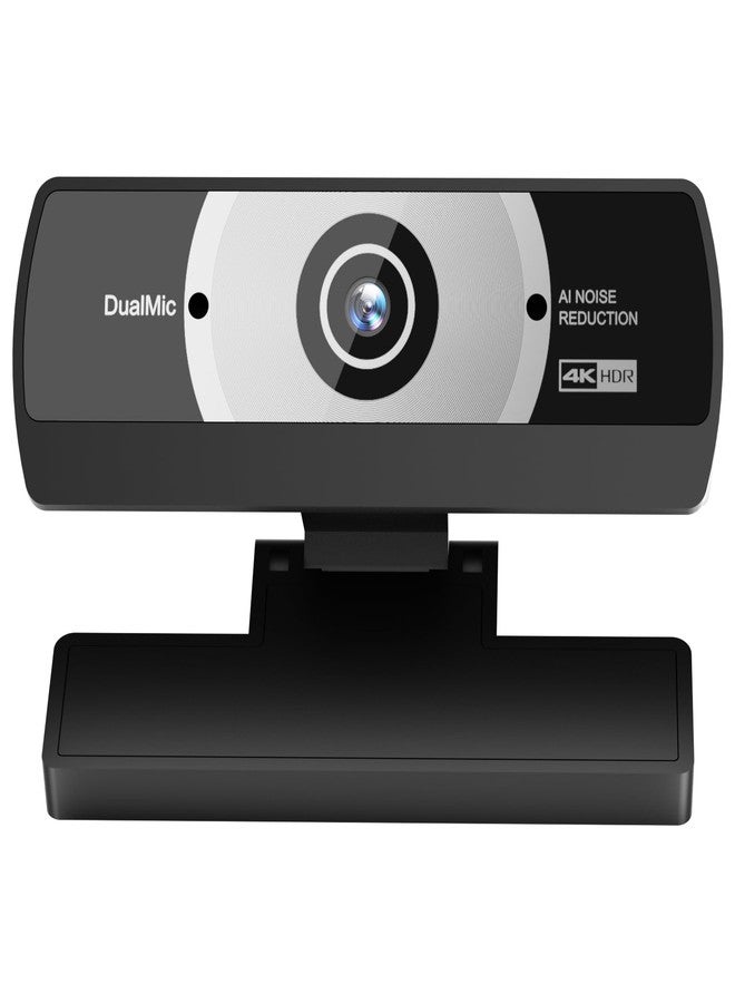 Diccik 4K Webcam,Webcams for PC, Noise Cancellation,Plug & Play USB Webcam for Laptop, Desktop, PC, Mac, Zoom, Skype, Streaming - Image 1