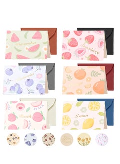 12 Elegant Floral Thank You Cards with Envelopes and Stickers 6 Unique Designs for Weddings, Birthdays, Business Gifts, and Special Occasions