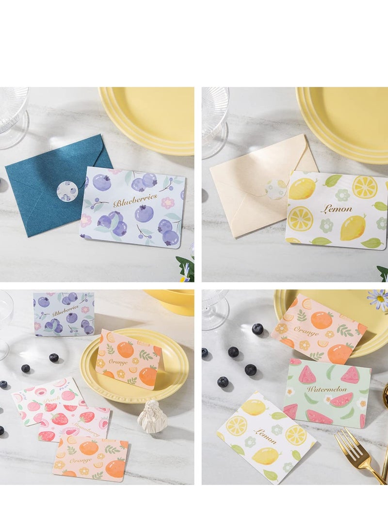 Generic - 12 Elegant Floral Thank You Cards with Envelopes and Stickers 6 Unique Designs for Weddings, Birthdays, Business Gifts, and Special Occasions - Image 1