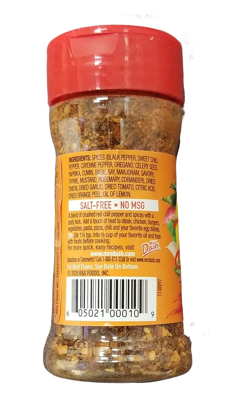 Mrs Dash Mrs. Dash "Extra Spicy", Salt-Free Seasoning Blend Shaker 2.5 Oz (Pack of 3) - Image 2