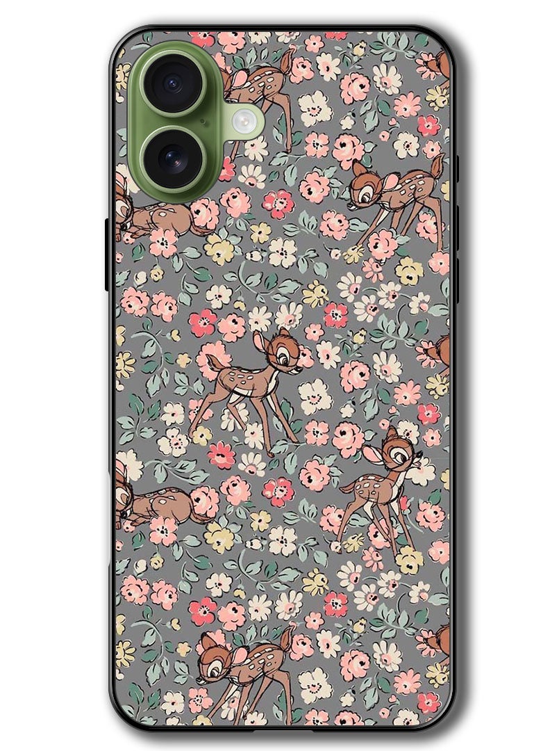 Theodor حافظة متوافقة مع آبل آيفون 17 مقاس 6.3 بوصة حماية مضادة للصدمات غطاء واقي بنمط غزال - Image 1