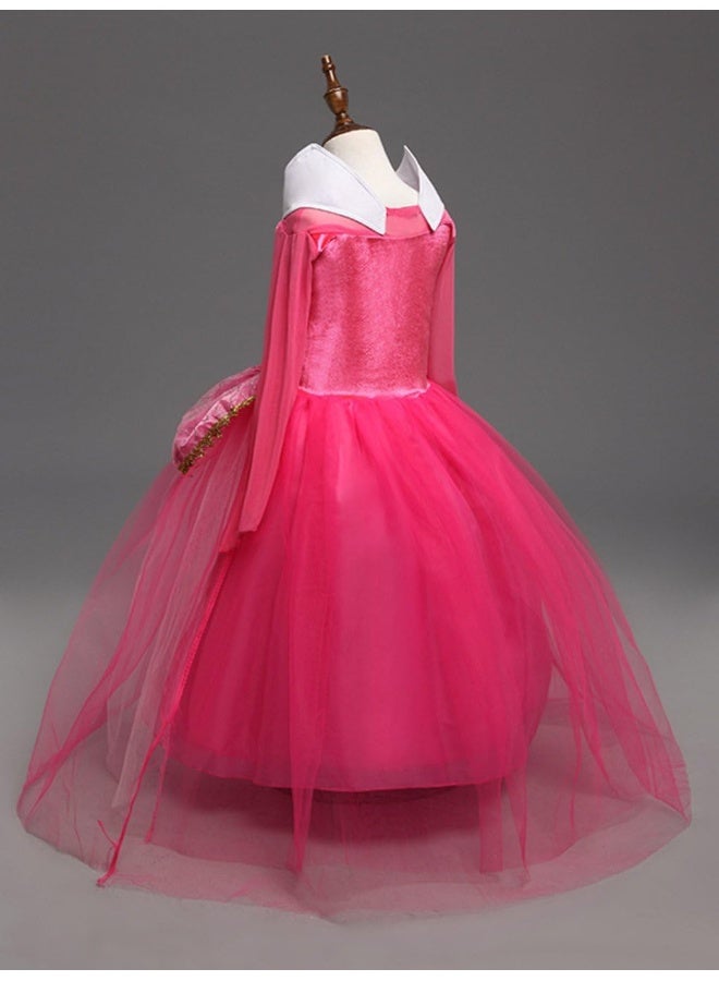 DreamHigh Sleeping Beauty Princess Party Girls Costume Dress 3-10 Years - Image 4