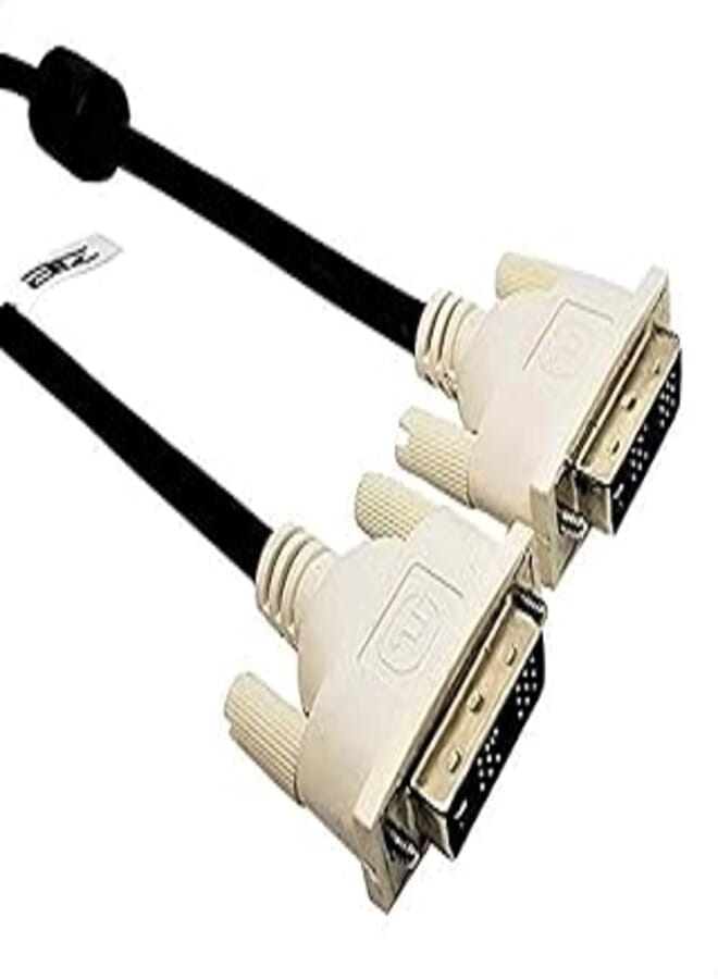 Keendex kx2368 dvi male to dvi male monitor cable, 1 meter - black