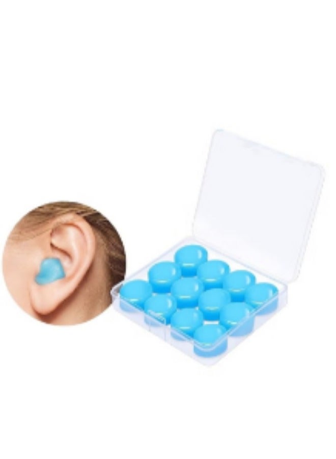 Generic 6 Pairs of Noise Cancelling Earplugs for Sleeping Soft Reusable Moldable Silicone Ear Plugs for Swimming Snoring Travel  - Image 1