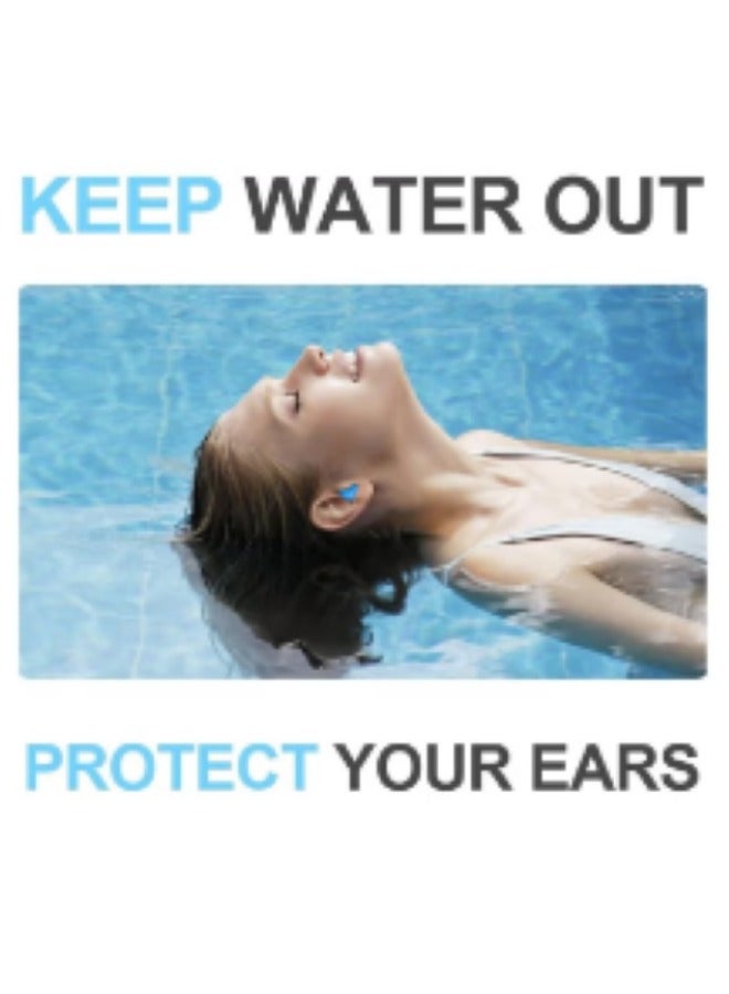 Generic 6 Pairs of Noise Cancelling Earplugs for Sleeping Soft Reusable Moldable Silicone Ear Plugs for Swimming Snoring Travel  - Image 3