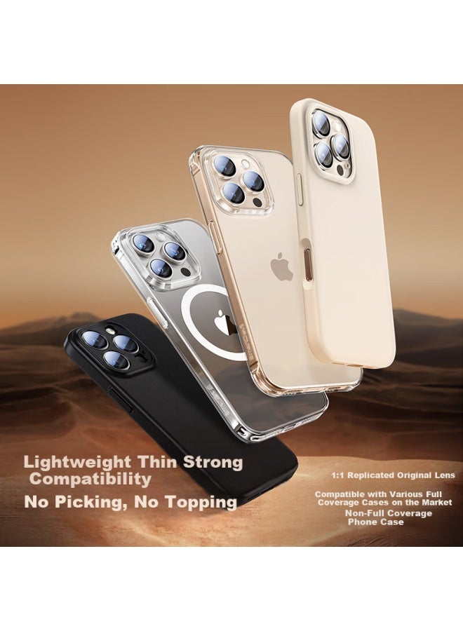 Smartdevil Apple 15pro/15promax Lens Film Iphone 15pro/15promax Lens Full Coverage Protection Anti-scratch Film Transparent 1 Set Independent Packaging Without Top Shell - Image 5
