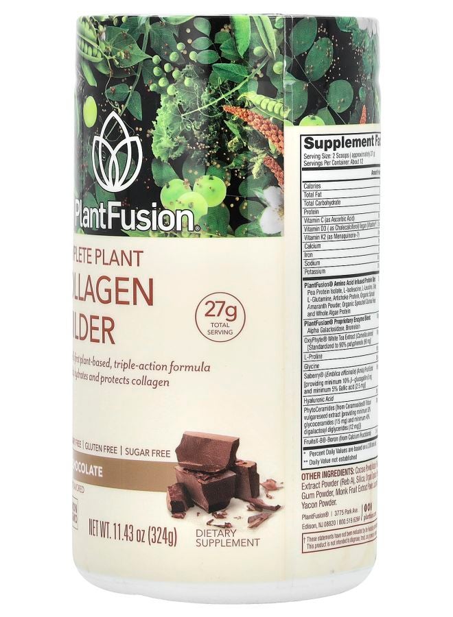 PlantFusion Complete Plant Collagen Builder Rich Chocolate 11.43 oz (324 g) - Image 2