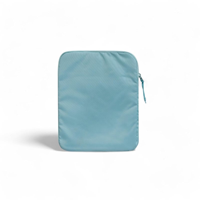 QIPS Tablet Sleeve Bag for up to 12-Inch Tablets – Water-Resistant PU-Coated Case with Front Pocket – Lightweight iPad & Tablet Cover for Work, School & Travel – Slim Protective Design (T. Blue) - Image 3