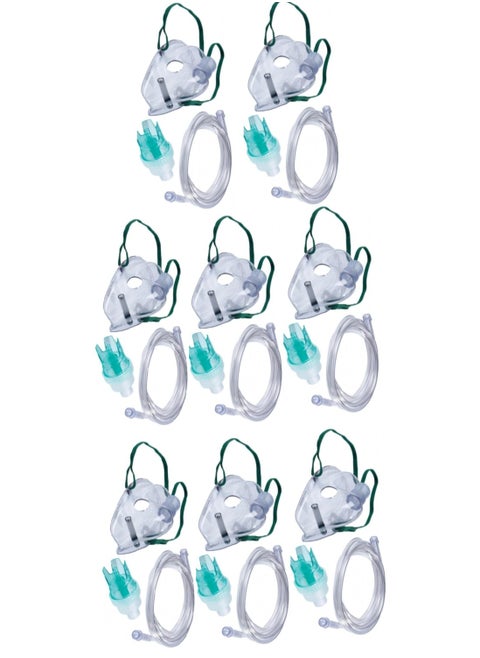 9 Sets Nebulizer Asthma Allergy Mask, Medium