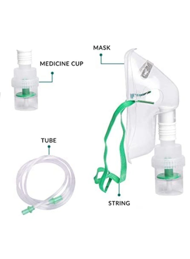 Sumbow 9 Sets Nebulizer Asthma Allergy Mask, Medium - Image 4