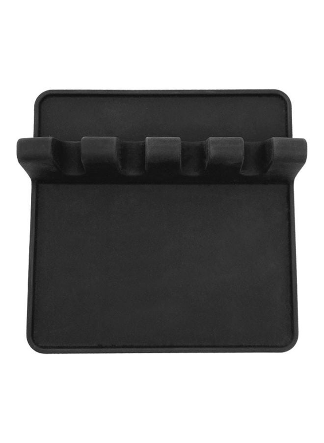 إسكدنيا حامل شفرة حلاقة مستقيم من السيليكون أسود - Image 1