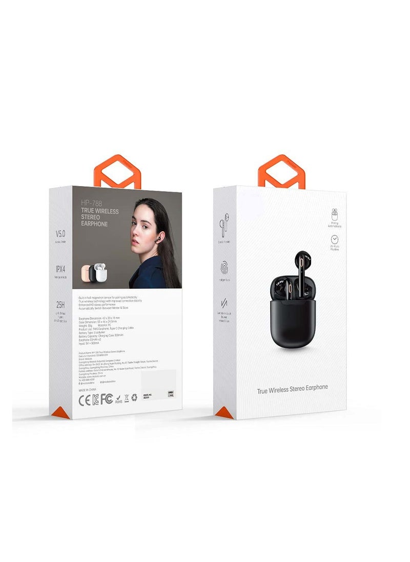 Generic - TWS 005 Headphone Twins Earphone Bluetooth Headset Black Mix Colour True Wireless - Image 1