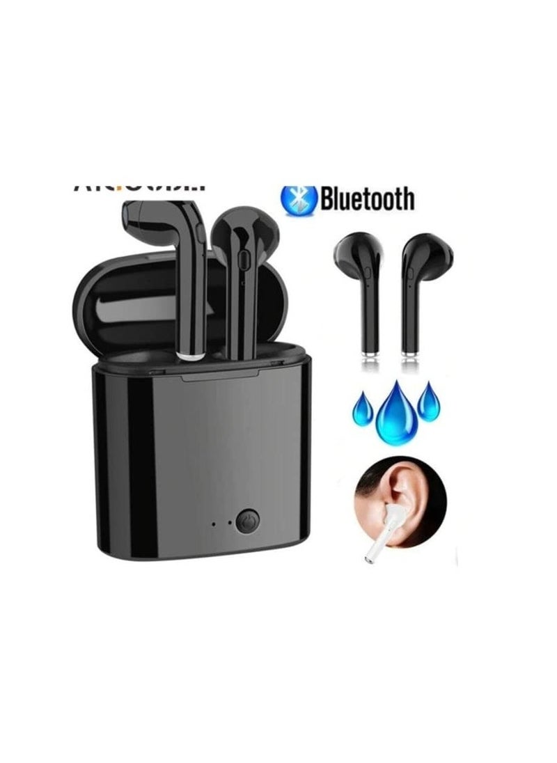Generic - TWS 005 Headphone Twins Earphone Bluetooth Headset Black Mix Colour True Wireless - Image 1