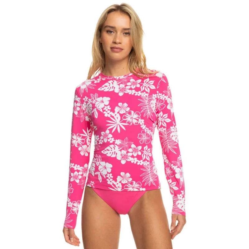 روكسي Sea Skippin Long Sleeve Upf 50 Rashguard - Women