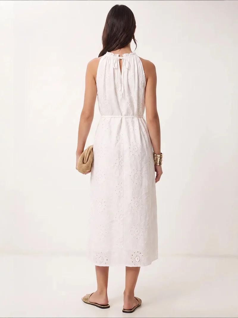 Happiness İstanbul White ISTANBUL Modal-Blend Maxi Dress for Women | Best Price UAE