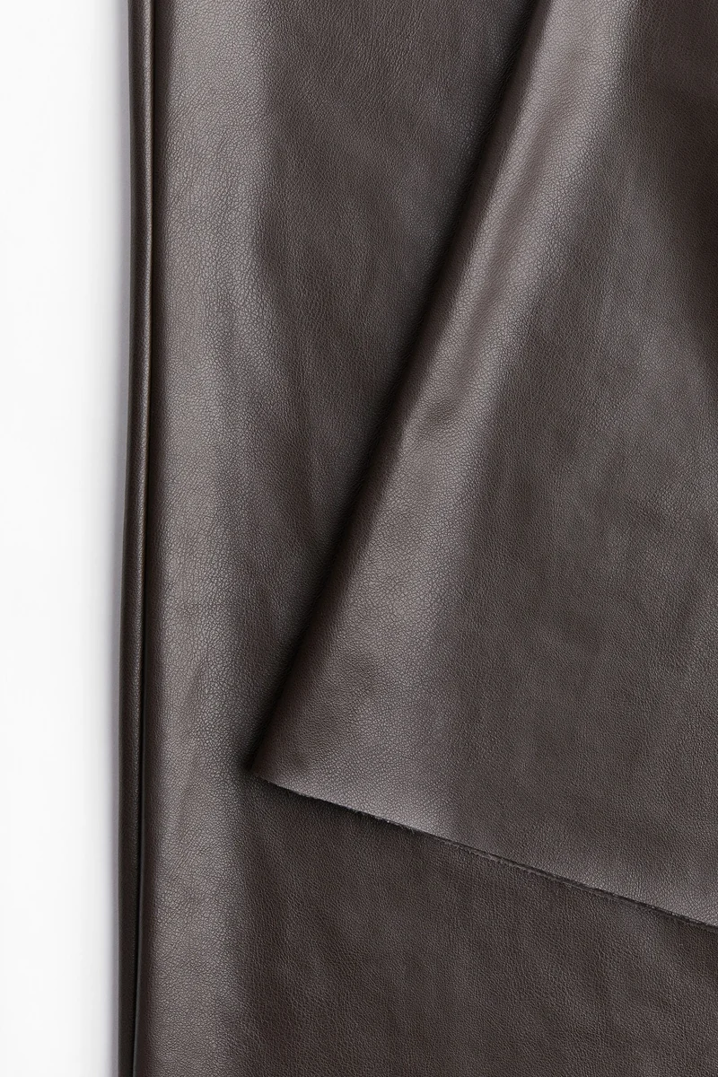 H&M Wide coated joggers