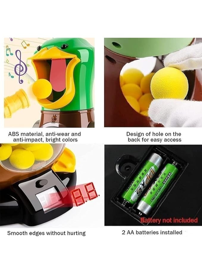 Duck Hunt Shooting Toy Game with LED Score Display Includes 2 Blaster Guns 2 Gunsights 12 Soft Foam Balls Battery Operated Multiplayer Target Game  - Image 5