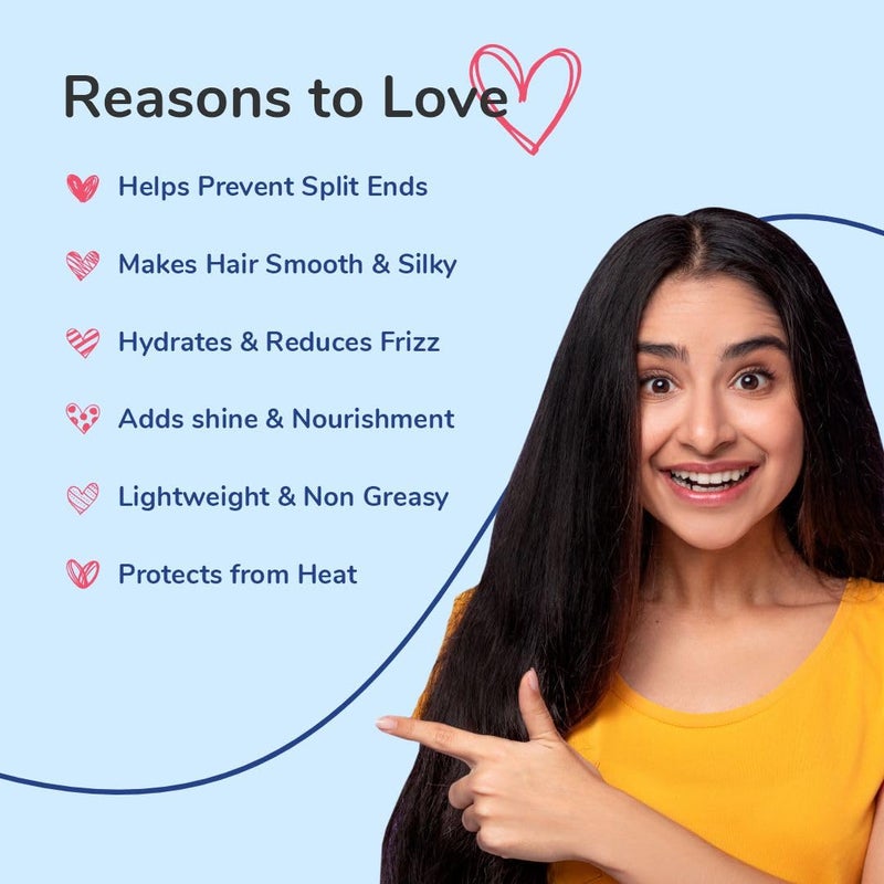 Moody Hyaluronic  Keratin Hair Serum Infused With Vitamin E  Algae Oil  AntiFrizz Hair Serum  Keratin Serum Hair Growth  Hair Vitalizer  AllinOne Serum Protect Against Pollution  Humidity - Image 2