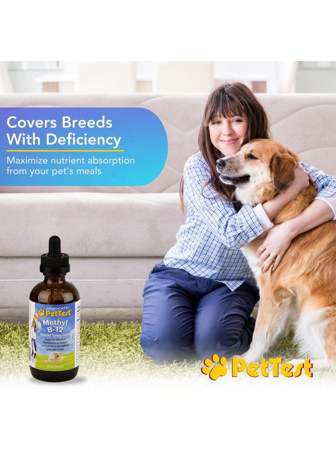 PetTest Methyl B12 Vitamin Liquid Drops 4fl oz (5000 MCG) Supplement with Methylcobalamin for Diabetic Pets, Maximum Absorption to Increase Energy for Dogs and Cats - Image 4