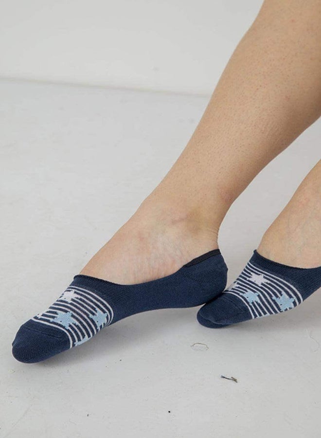 Carina Cotton Invisible Socks - 3 Pairs - Image 5