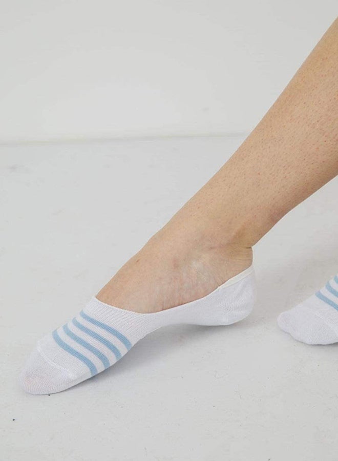 Carina Cotton Invisible Socks - 3 Pairs - Image 2