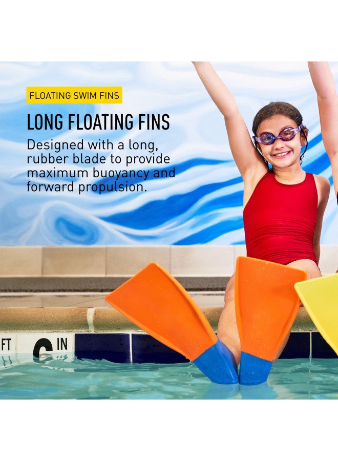 FINIS FINIS Long Floating Fins , Blue/Orange, XXS (Jr. 11-1) (1.05.037.02) - Image 3