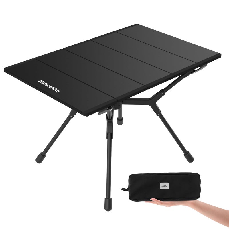 Naturehike YL01 Portable Camping Table, Lightweight Folding Backpacking Table for Hiking, Tailgating, Picnics, Beach, Travel - Image 1