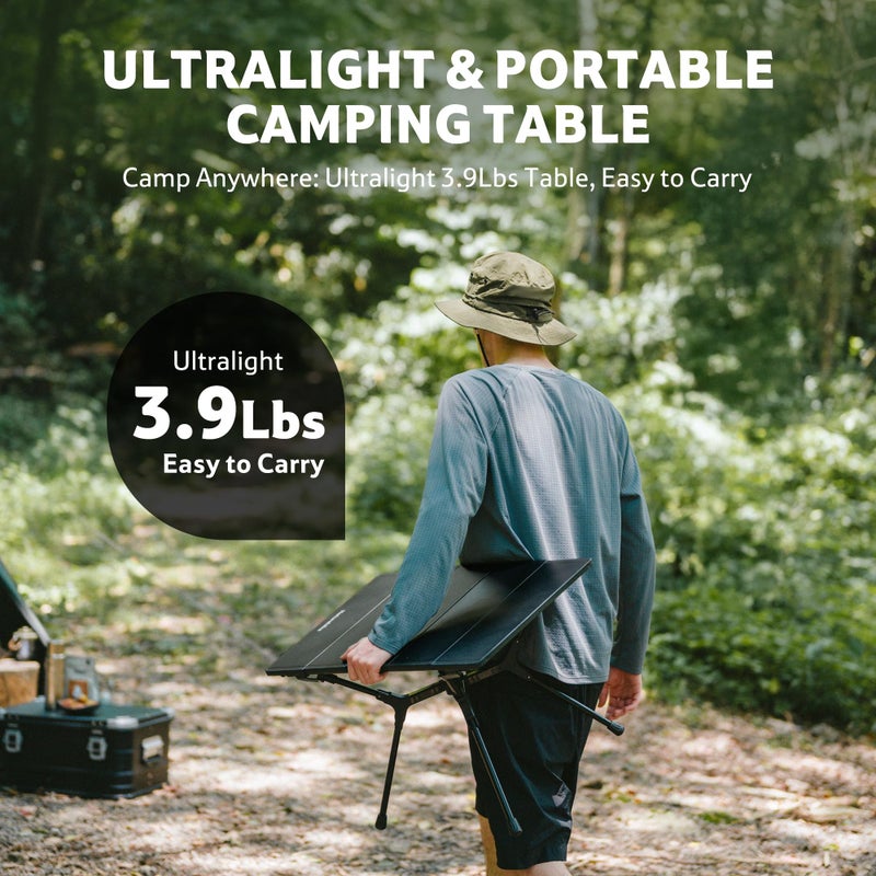 Naturehike YL01 Portable Camping Table, Lightweight Folding Backpacking Table for Hiking, Tailgating, Picnics, Beach, Travel - Image 4