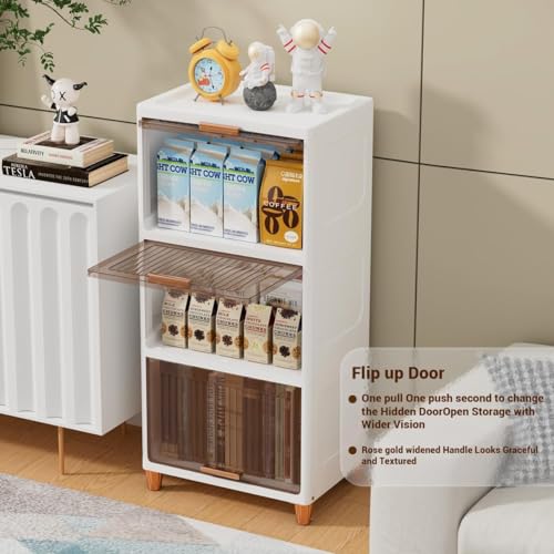 DecoLogy Bookshelf for Home |Engineered Books Organizer for Study Room | Multipurpose Book Shelf for Home, Office |Book Organizer for Library | Living Room Furniture(Cupboard Rack - Transparent,1PCS) - Image 5