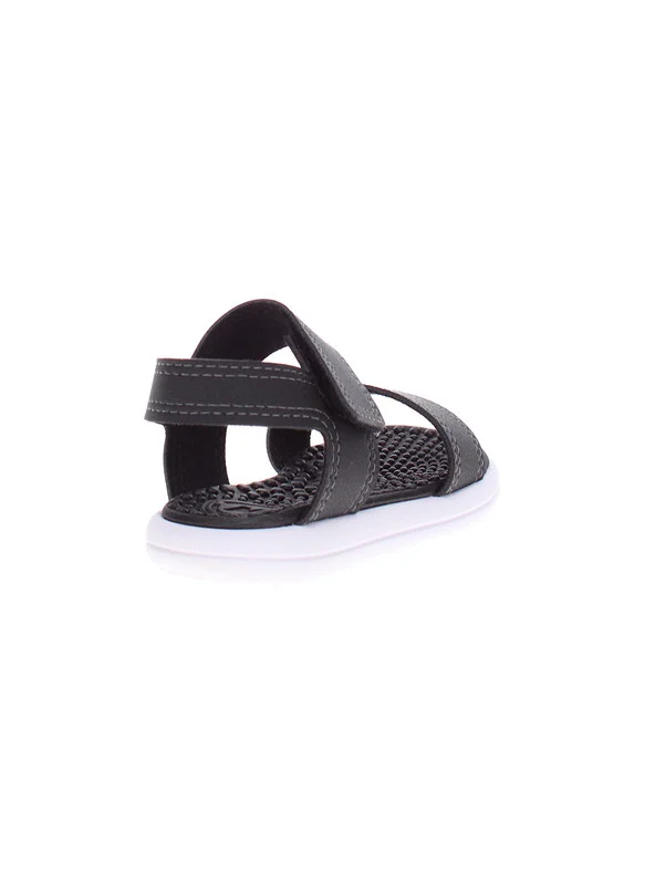 MOLEKINHO Molekinho Infant Boys Sandals With Back Strap Black | Made In Brazil