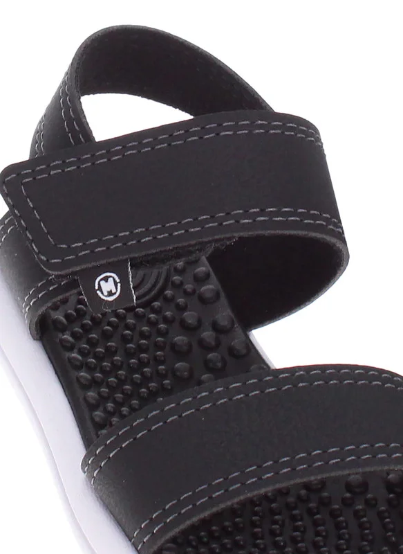 MOLEKINHO Molekinho Infant Boys Sandals With Back Strap Black | Made In Brazil