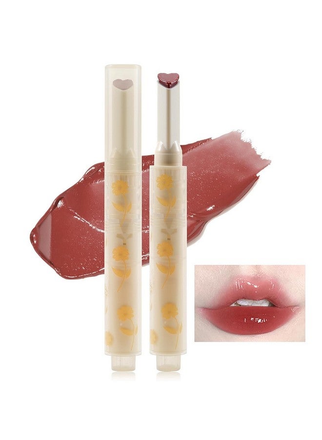 Gege Bear Flower Honey 6 Pcs Lipstick Set, Heart Jelly Lip Gloss Pen, Hydrating Lip Moisturizer, Glossy and Non-Sticky Lip Color for Women - Image 3