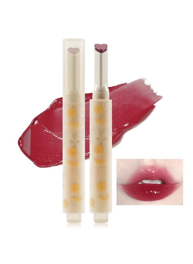 Gege Bear Flower Honey 6 Pcs Lipstick Set, Heart Jelly Lip Gloss Pen, Hydrating Lip Moisturizer, Glossy and Non-Sticky Lip Color for Women - Image 5