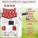 Behonor Backyard Golf Game Set9 Hole Portable Golf Yard Game with 2 Clubs Flags Practice Outdoor Battle Golf Game for All Ages Play OutdoorBeachCampinFamily - Image 4