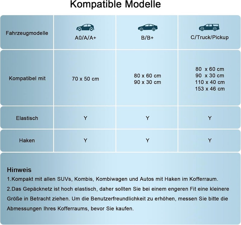 VEHIRIE شبكة تنظيم حمولة صندوق الشاحنة، شبكة حمولة خلفية مرنة للشاحنة الصغيرة، نمط المغلف - Image 4