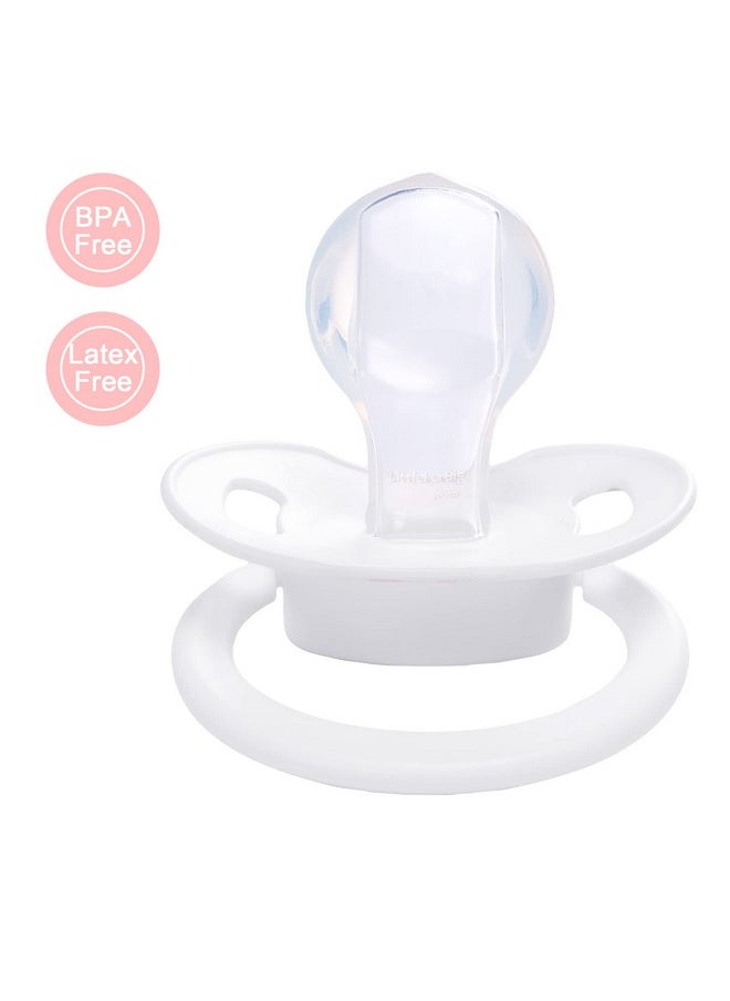 Littleforbig Bigshield Generationii Adult Sized Pacifier Baby Cuties Pattern White Bear  - Image 4