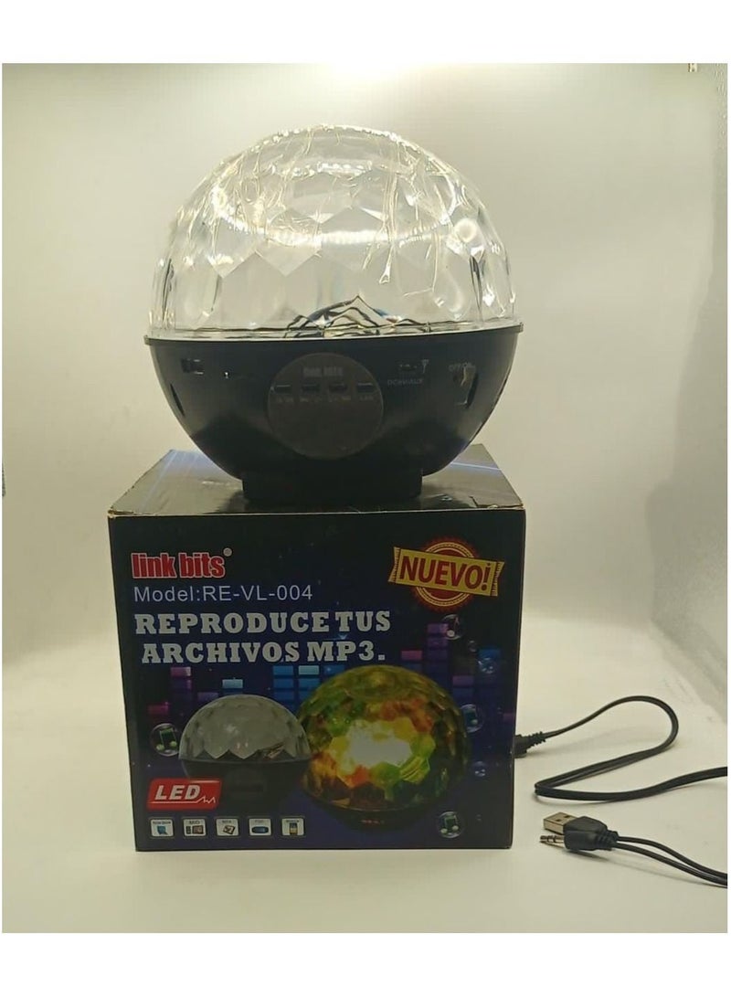 link bits Multi-color party lighting crystal disco ball - Image 1