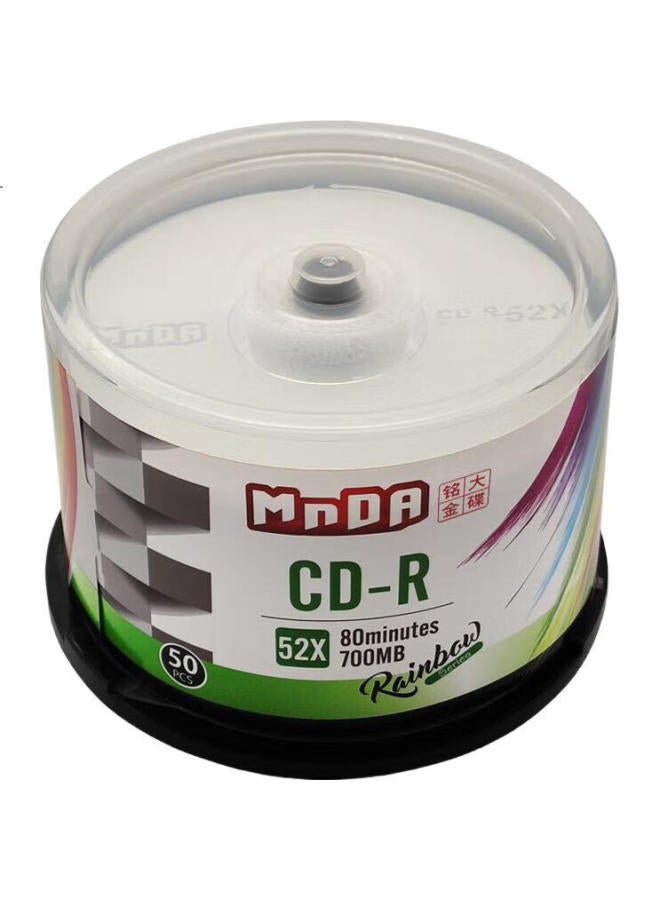 Mnda (Mnda) Cd-R 52X Archival Grade Blank Discs 50-Pack Spindle - Image 1