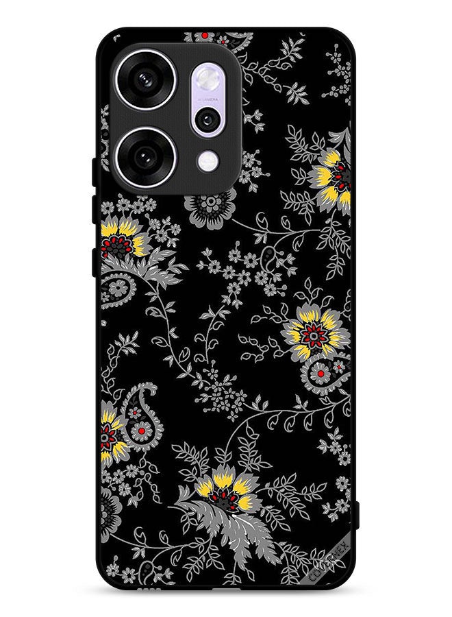 Covernex Oppo Reno14 Pro Protective Case Cover Artistic Flower Wallpaper - Image 1